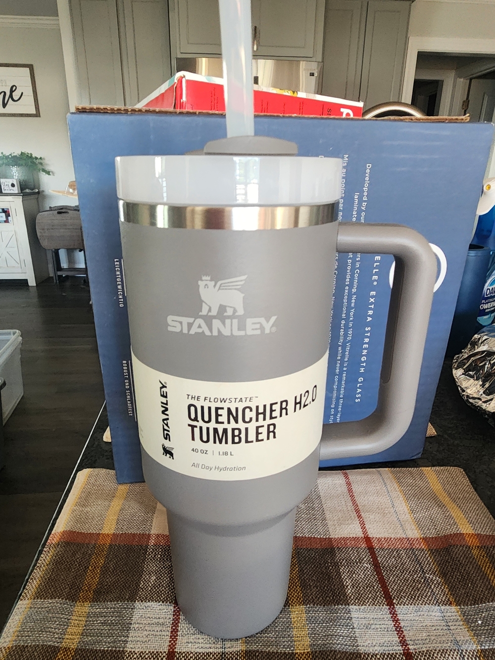 Stanley Quencher H2.0 40oz Tumbler - Gray Brand New With Tags